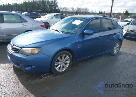 2008 Subaru Impreza 2.5I z USA, uszkodzony, nr VIN JF1GH61668G825644
